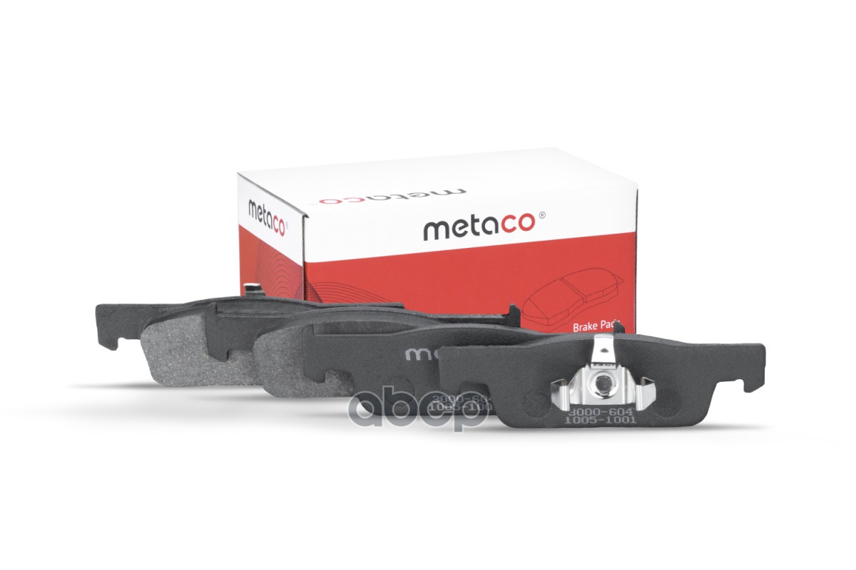 Колодки Тормозные Передние, Renault Logan Ii (2014>)/Clio Iv (2012>) Если Не Подходят См. 410605536R METACO арт. 3000-604