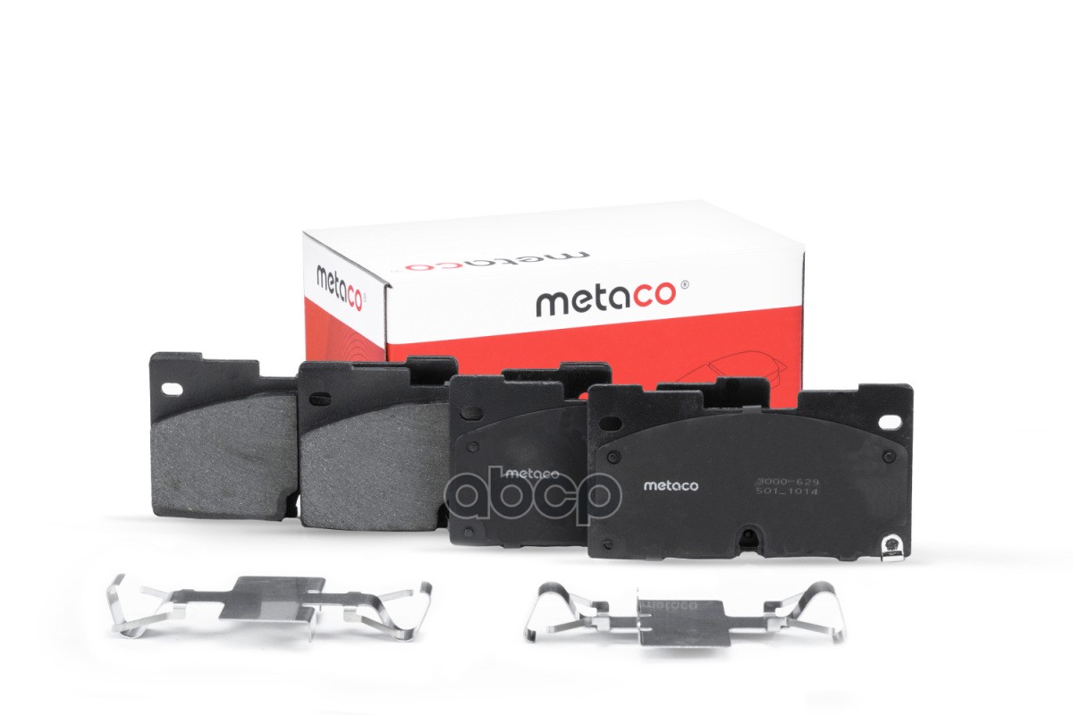 Колодки тормозные передние к-кт METACO арт. 3000629