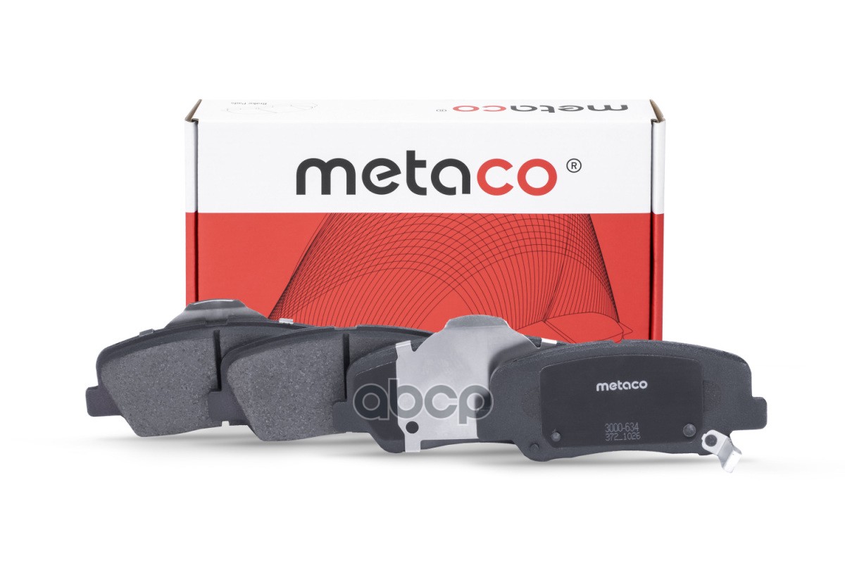 Колодки тормозные передние к-кт 3000634 METACO арт. 3000-634