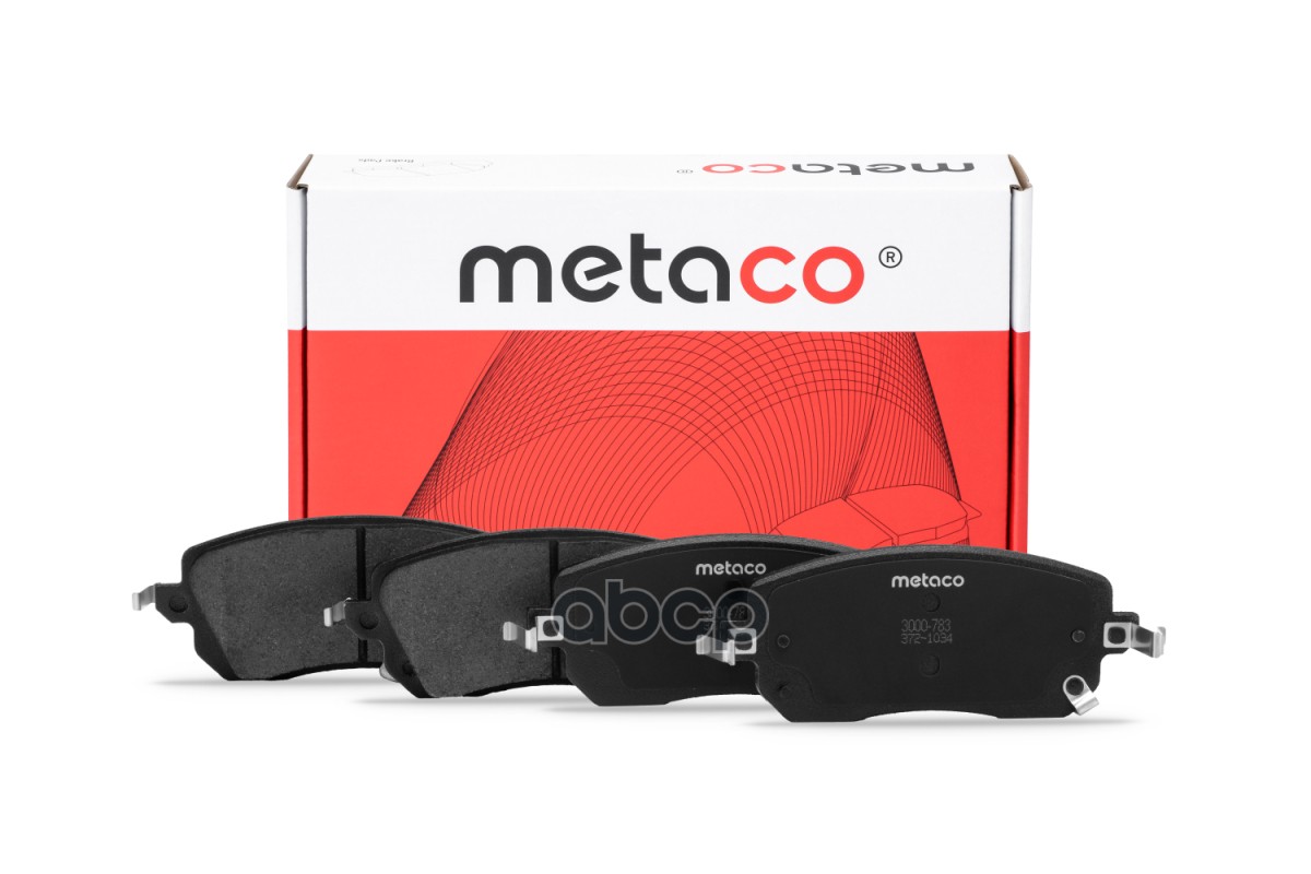 Колодки тормозные передние к-кт METACO арт. 3000783