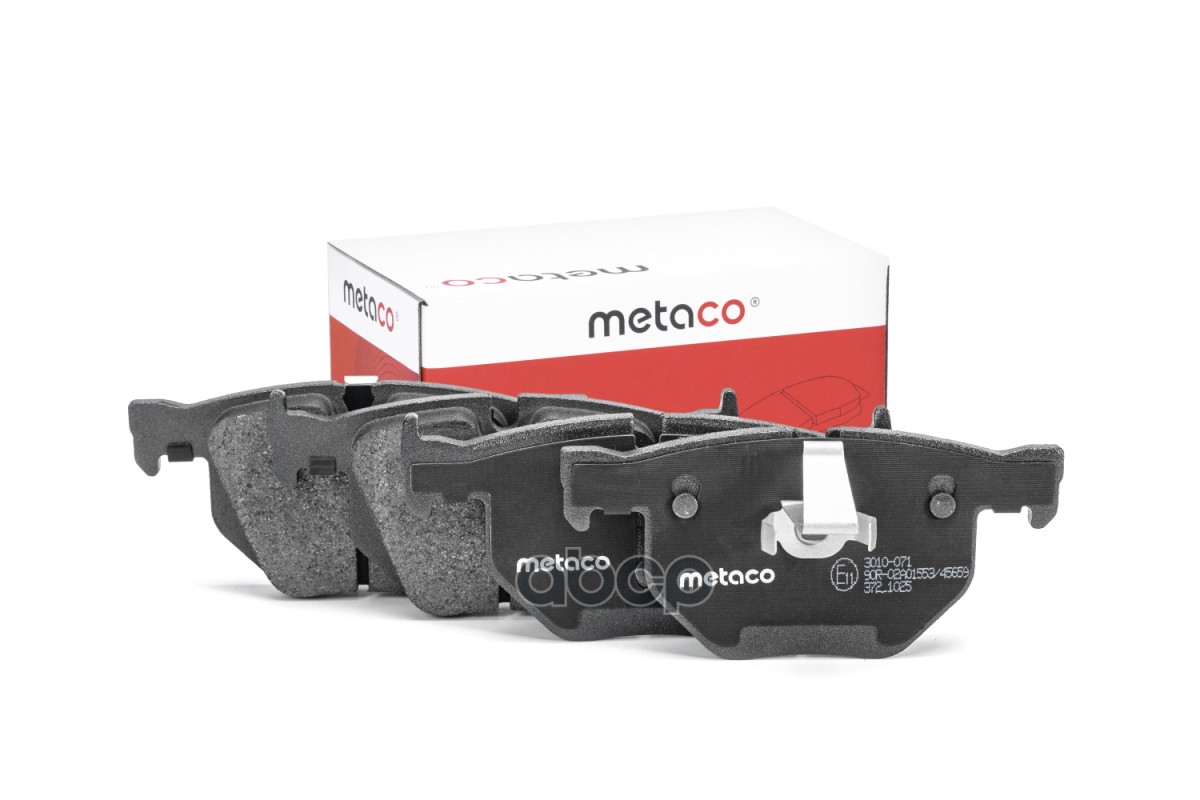 Колодки тормозные задние дисковые к-кт 3010071 METACO арт. 3010-071