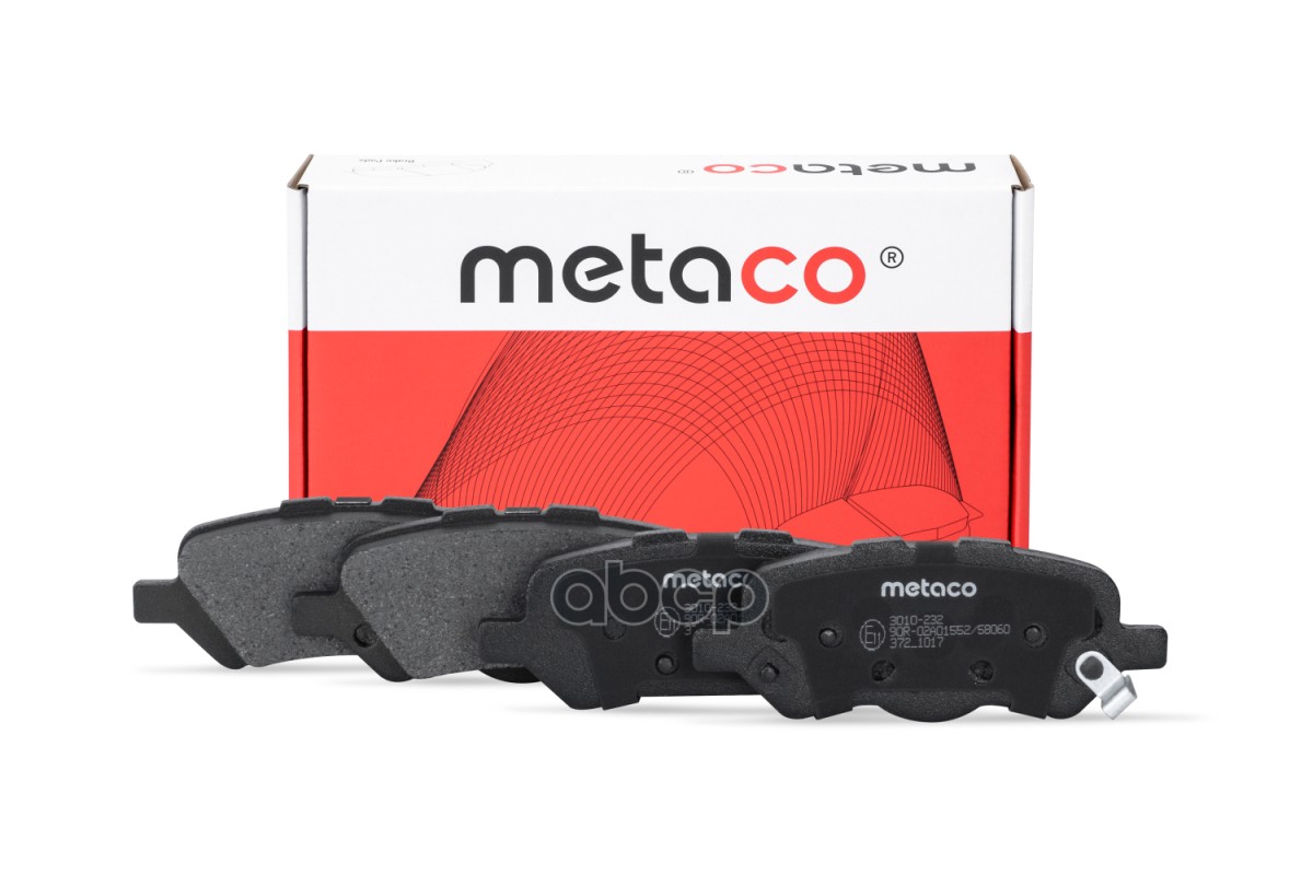 Колодки тормозные задние дисковые к-кт METACO арт. 3010232