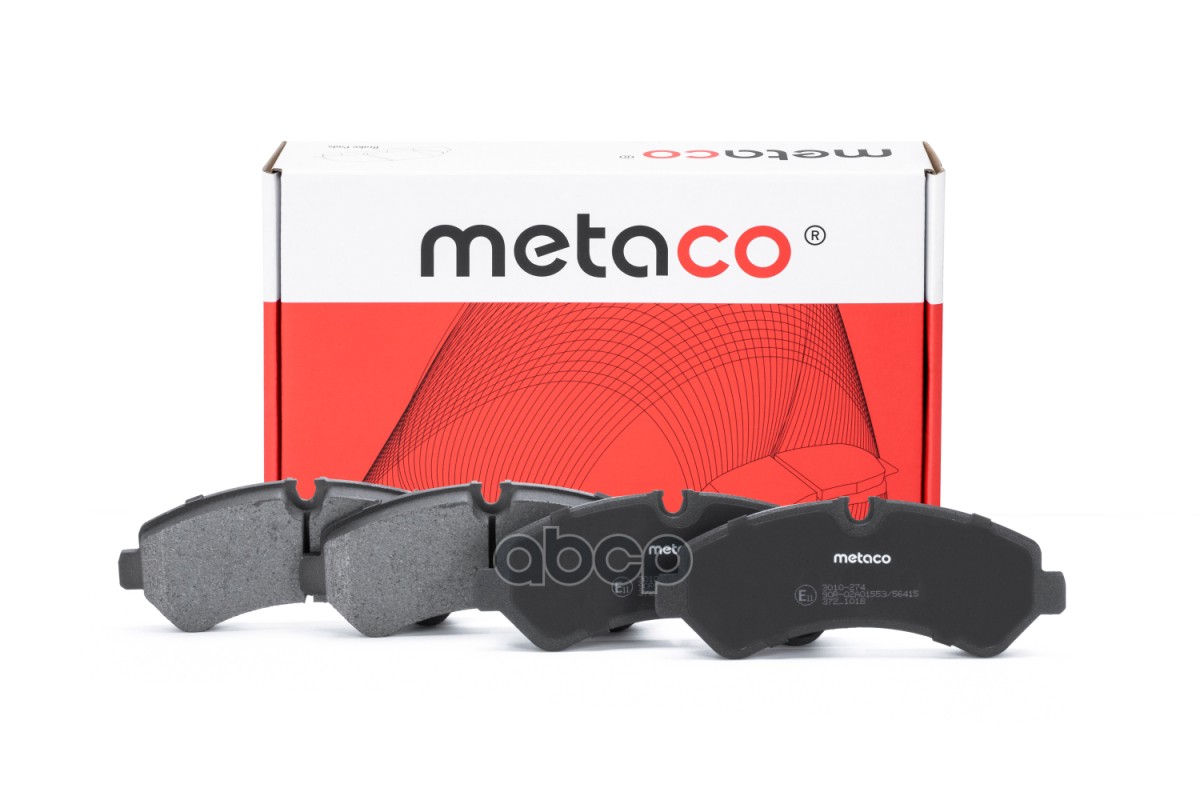 Колодки тормозные задние дисковые к-кт 3010-274 METACO арт. 3010-274