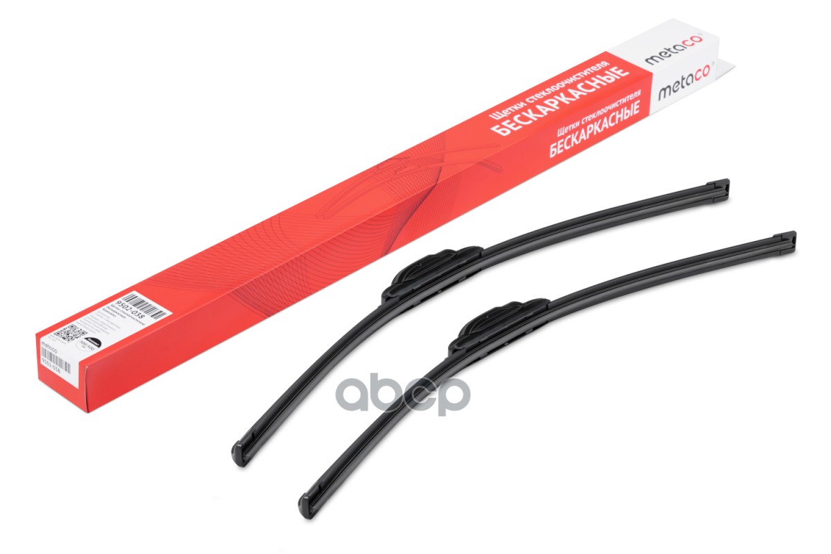 Щетки Стеклоочистителя (К-Кт) Renault Logan (2005>)/Duster (2012>) Бескаркасные Metaco 9502-038 METACO арт. 9502-038