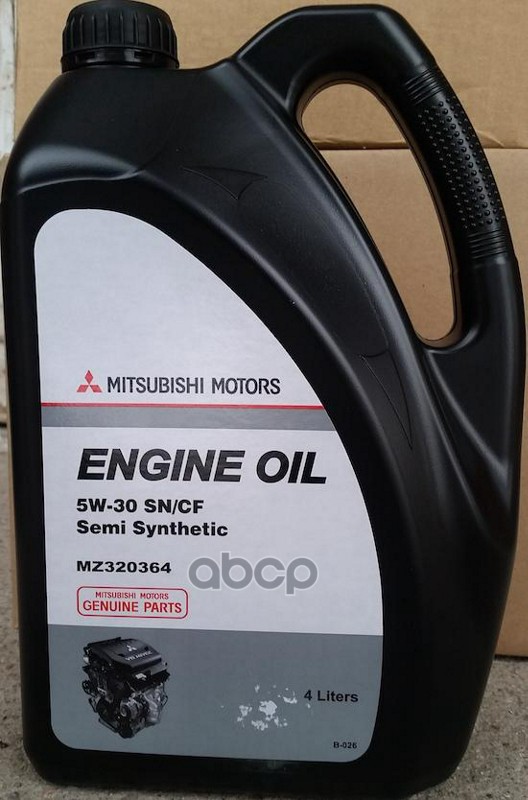 MITSUBISHI Масло моторное MITSUBISHI Engine Oil 5W-30 полусинтетическое 4 л MZ320364