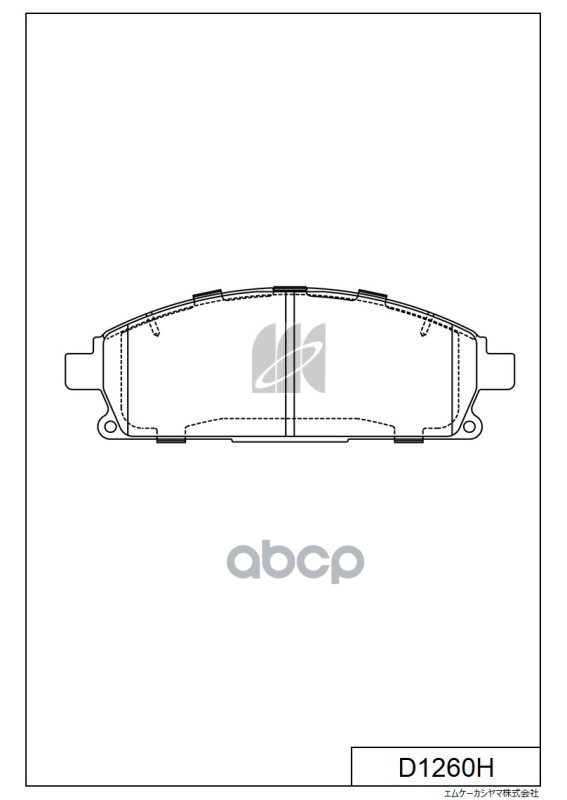 Колодки тормозные дисковые  ACURA MDX (YD1) D1260H MK KASHIYAMA арт. D1260H