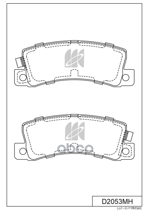 Колодки тормозные дисковые  LEXUS ES (MCV_, VZV_) D2053MH MK KASHIYAMA арт. D2053MH