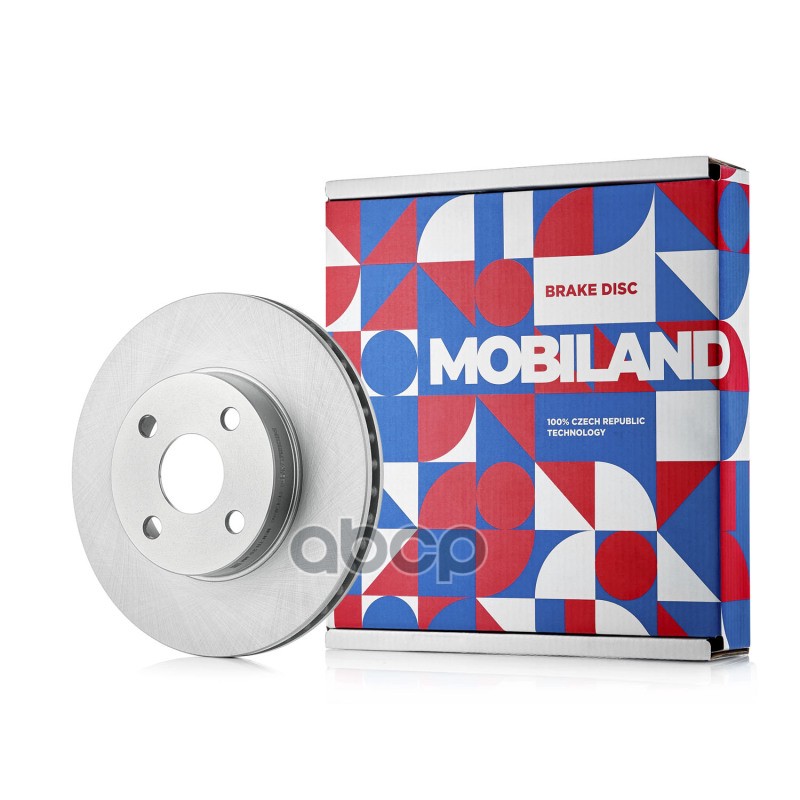 Диск тормозной передний вентилируемый D255мм TOYOTA COROLLA (_E12_) MOBILAND арт. 416110551