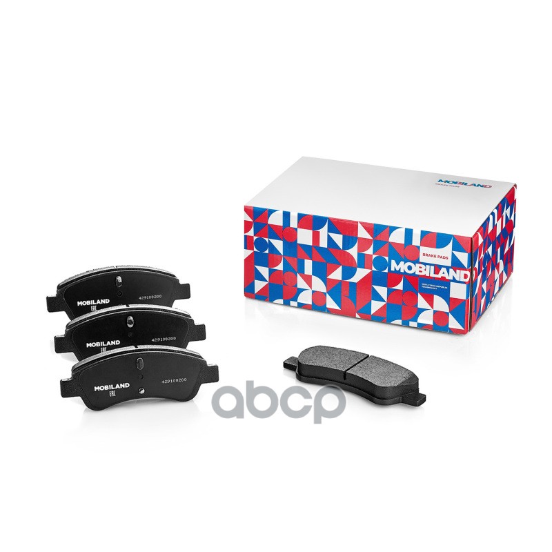 Колодки тормозные дисковые передние (4 шт.) с п/шум. пласт. для а/м CITRO?N C4 CACTUS, C4 I (LC_) PEUGEOT PARTNER (5_, G_) 42...