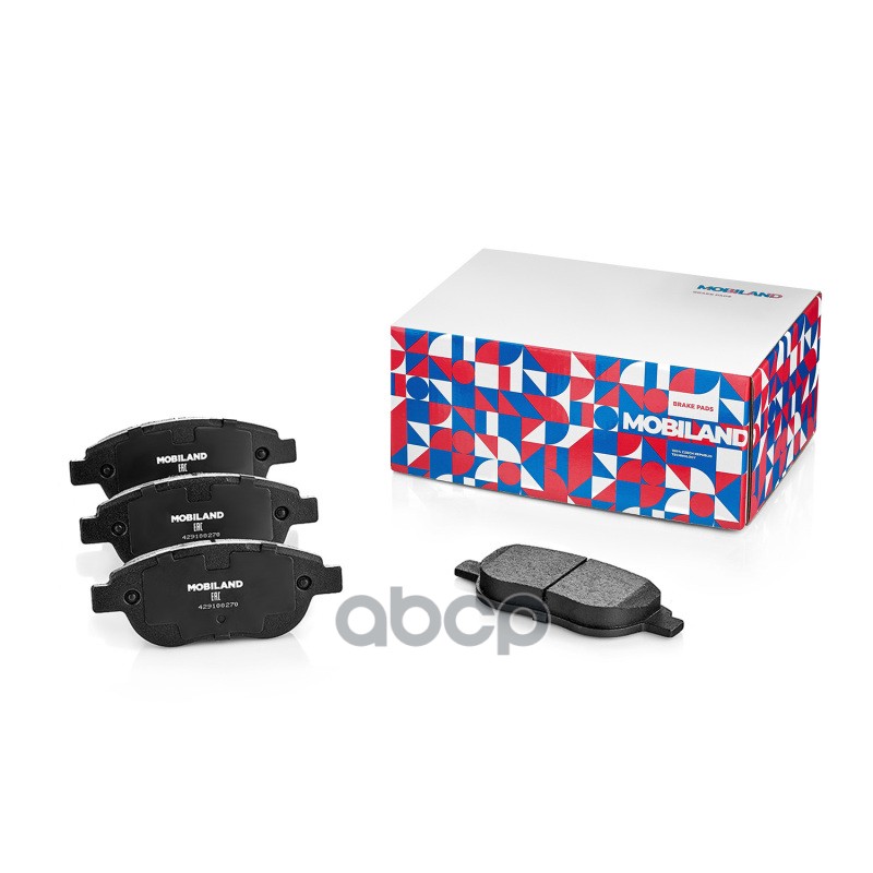Колодки тормозные дисковые передние (4 шт.) с п/шум. пласт. CITRO?N C4 I (LC_) [звук. датч.] MOBILAND арт. 429100270