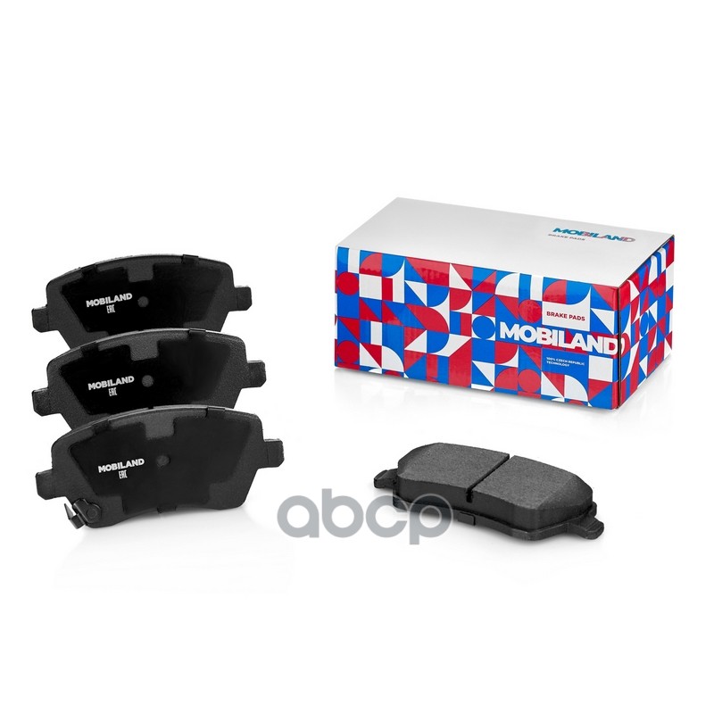 Тормозные колодки дисковые RENAULT Duster 2010-, NISSAN Note 2008-2013, Almera, LADA Largus 2012-, V 429103400 MOBILAND арт. ...