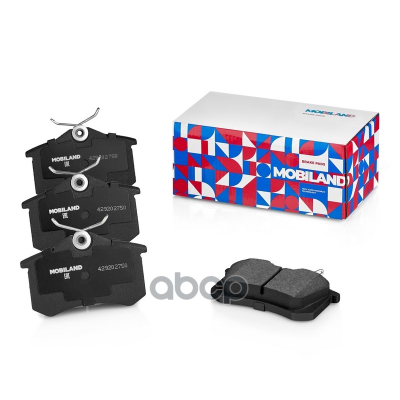 Тормозные колодки дисковые VW Polo Sedan RUS 2010- 429202750 MOBILAND арт. 429202750
