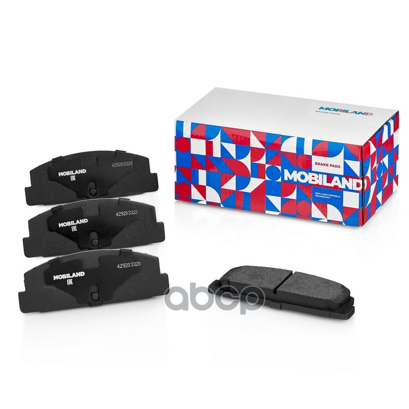 Колодки тормозные дисковые задние (4 шт.) с п/шум. пласт. для а/м MAZDA 6 Hatchback (GG), 6 седан (GG), 6 седан (GH) 42920332...