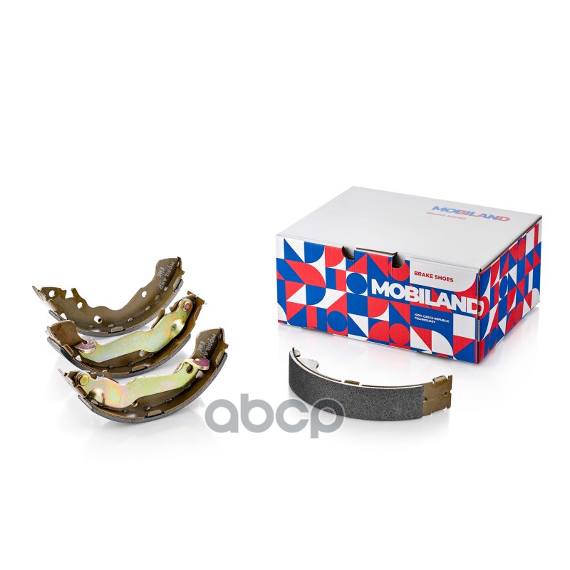 Колодки тормозные барабанные (4 шт.) для а/м HYUNDAI ELANTRA III седан (XD) (203x39) 431201350 MOBILAND арт. 431201350