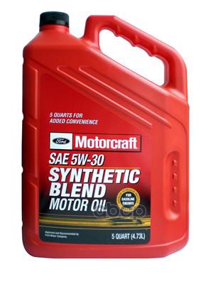 MOTORCRAFT Масло моторное MOTORCRAFT Premium Synthetic Blend 5W-30 полусинтетическое 4,73 л XO-5W30-5Q3SP