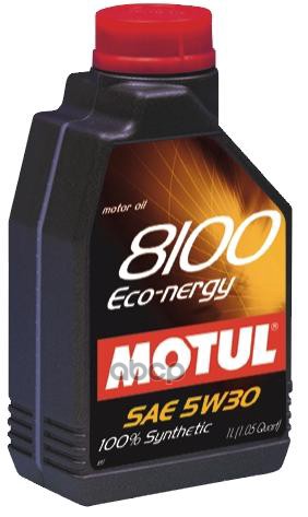 MOTUL Масло моторное синтетическое 8100 ECO-nergy 5W30 SL, A5/B5 1л