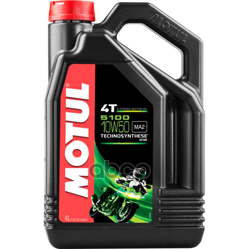 Масло моторное 4T Motul 5100 4T 10W50 4 л 104076 MOTUL арт. 104076