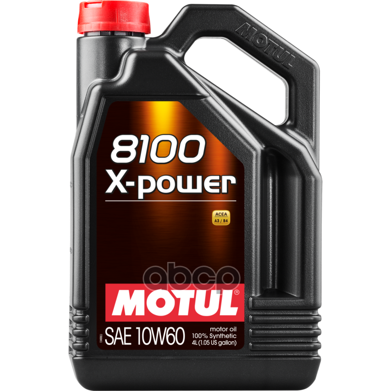 MOTUL Масло моторное 8100 X-Power 10W-60 4л (109656) 106143