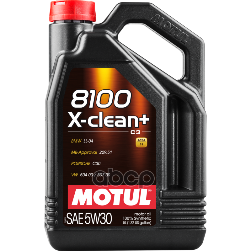 MOTUL Масло моторное 8100 X-clean Plus 5W-30 5л (111684) 106377