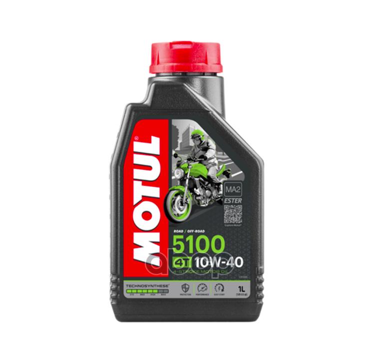 Масло моторное Motul 5100 4T 10W-40 1 л 106906 MOTUL арт. 106906
