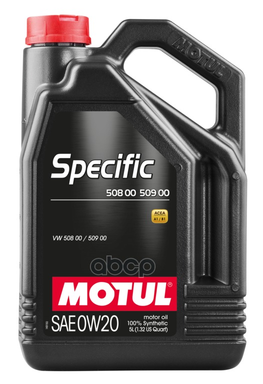 MOTUL Масло моторное SPECIFIС 508 00 / 509 00 0W-20 5л 107384