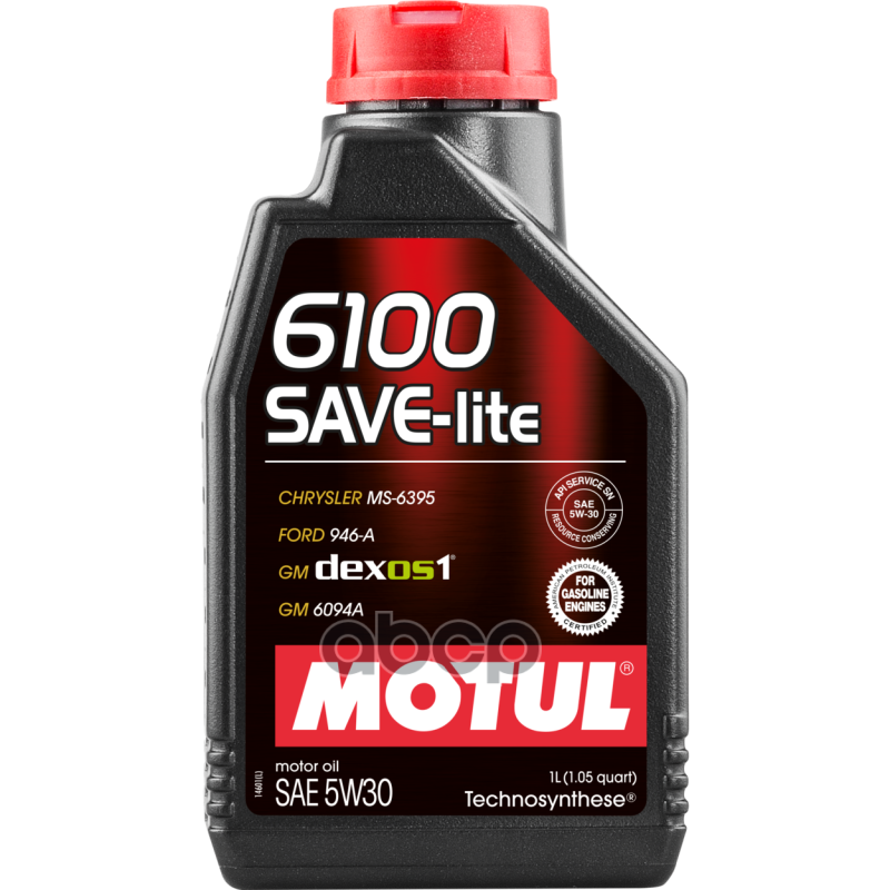 MOTUL Масло моторное Motul 6100 Save-Lite 5W-30 синтетическое 1 л 107956