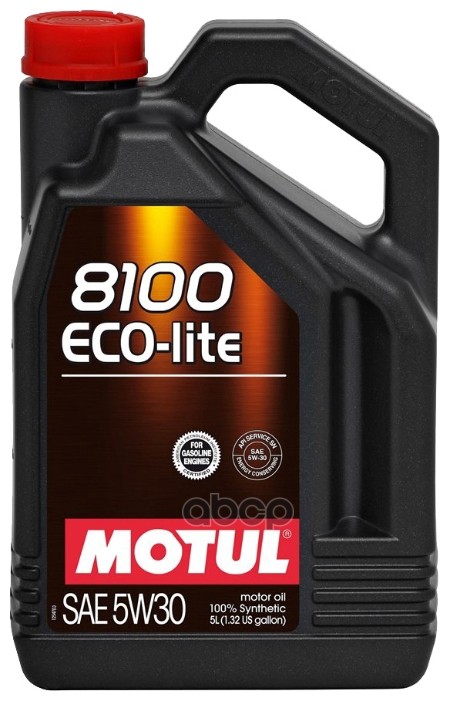MOTUL Масло моторное Motul 8100 Eco-Lite 5W-30 синтетическое 5 л 108214