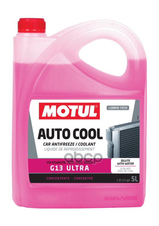 Снят Антифриз Auto Cool G13  -37°C G12++/G13 Ru 5Л 111199 MOTUL арт. 111199