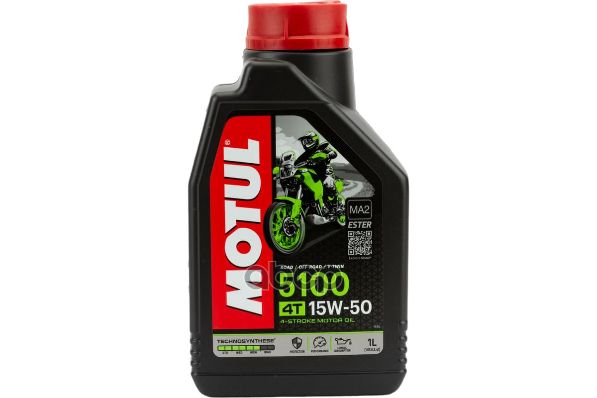 Масло Моторное Motul 5100 4T 15W-50 Синтетическое 1 Л 112158 MOTUL арт. 112158
