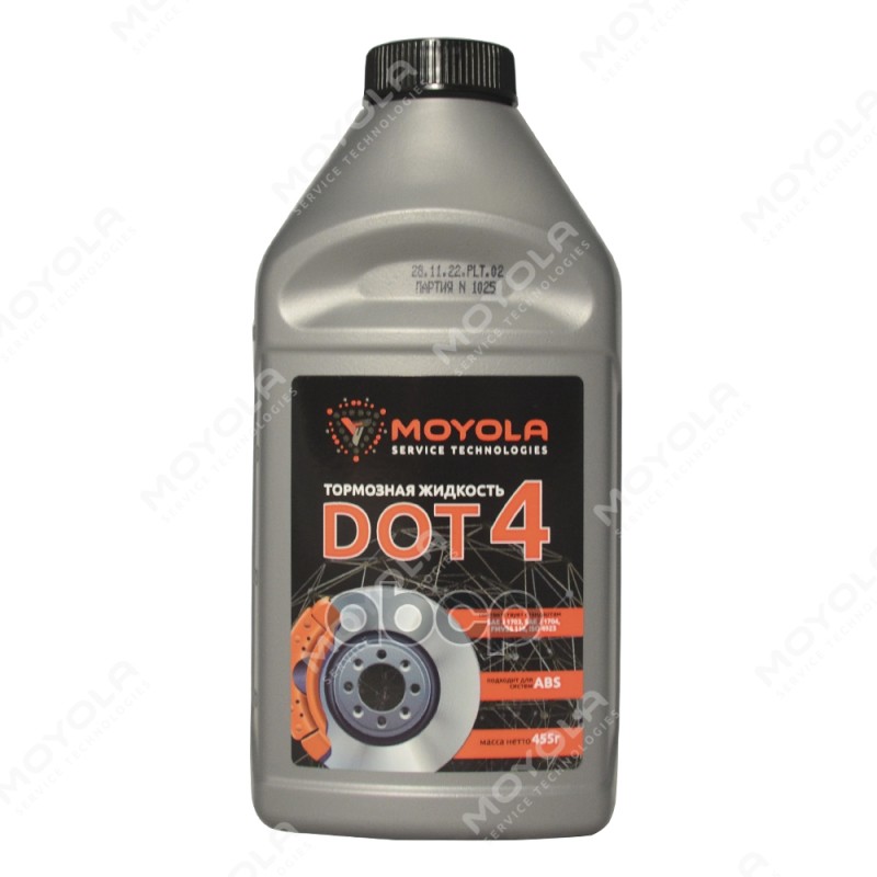 Тормозная Жидкость Dot-4 0,5Л MOYOLA арт. MBF05