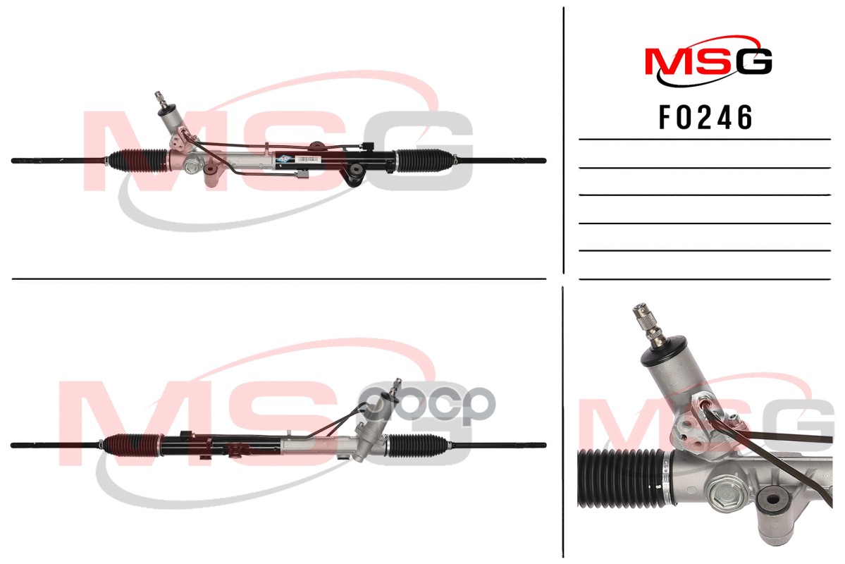 рулевая рейка Ford Transit Custom _ Tourneo Custom 2012-, Ford T FO246 MSG арт. FO246