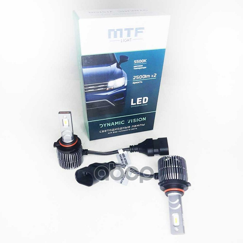 Светодиодные Лампы Mtf Light, Серия Dynamic Vision Led, Hb3(9005), 28W, 2500Lm, 5500K, Кулер, Компле Mtf Light Dvb3k5 MTF Lig...