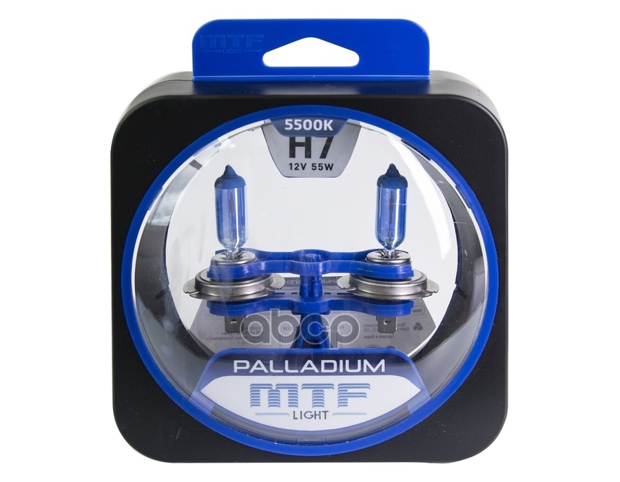Лампа 12V H7 55W Px26d Бокс (2Шт.) Palladium Mtf MTF Light арт. HPA1207