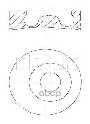 Поршень В Комплекте Mahle/Knecht арт. 0150500