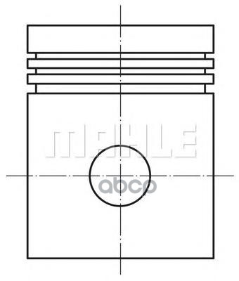 Поршень Двс Ford Mondeo2.0 16V Zetec =87.5 1.2X1.2x2.5 +0.50 00> Mahle/Knecht арт. 0156102