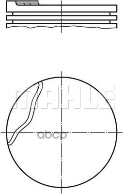 Поршень С Кольцами 0220200 Mahle/Knecht арт. 0220200
