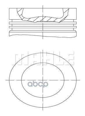 Поршень Двс Audi A3 (8P1), Audi A3 Convertible (8P7), Audi A3 Sportback (8Pa), Audi A4 (8K2, B8), Audi A4 Allroad (8Kh, B8), ...