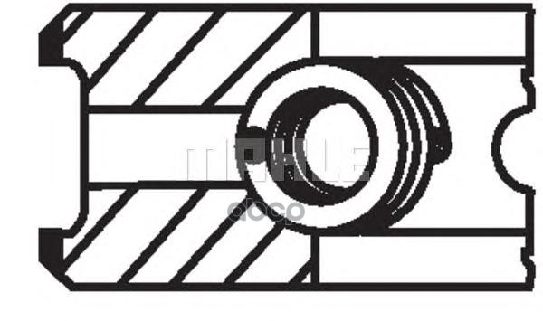 Кольца Поршневые 1Шт Audi. Vw 1.7D-1.9D/Td =79.5 1.75X2x3 +0.50 86> Mahle/Knecht арт. 03020V2