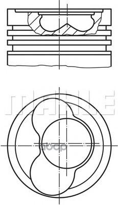 Поршень В Комплекте Mahle/Knecht арт. 0305800