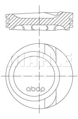 Поршень-Комплект Mahle/Knecht арт. 0306801