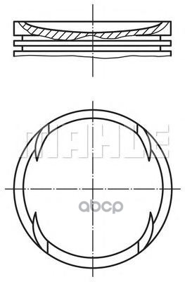 Поршень Mahle/Knecht арт. 0308902