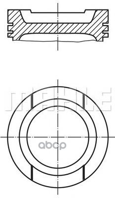 Поршень Двс Seat: Alhambra 2.0 I 96-10, Cordoba 2.0 02-09, Ibiza Iv 2.0 02-09 Mahle/Knecht арт. 0309200