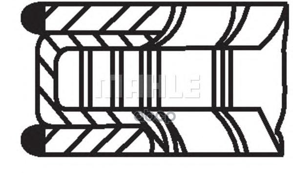 Кольца Поршневые 1Шт Audi. Vw 1.6 Adp/Ahl/Arm =81 1.2X1.5x2 Std 95> Mahle/Knecht арт. 03301N0