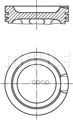Поршень Двс Audi: A3 1.8 T/1.8 T Quattro 96-03, A4 1.8 94-01, A4 1.8 T/1.8 T Quattro 00-04, A4 1.8 T/1.8 T Quattro 04-08, A4 ...