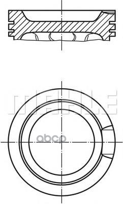 Поршень Двс Audi: A3 1.8 T/1.8 T Quattro 96-03, A4 1.8 94-01, A4 1.8 T/1.8 T Quattro 00-04, A4 1.8 T/1.8 T Quattro 04-08, A4 ...