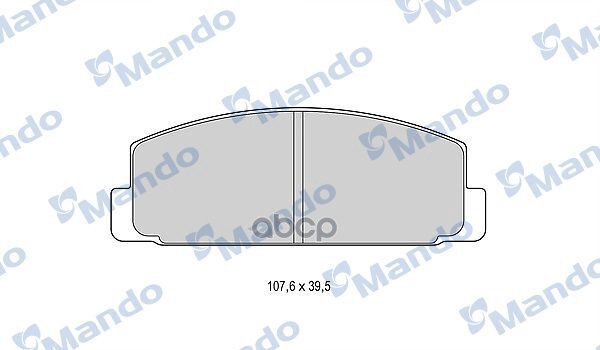 Колодки тормозные дисковые зад Mando арт. MBF015627