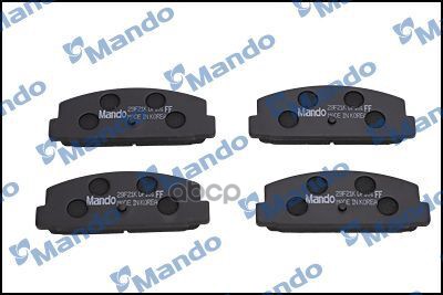 Колодки тормозные (с установленной пружиной) задние (без датчика) MAZDA 6 02/323 96/626 9202 (TRW GDB3311) MPA15 Mando арт. M...