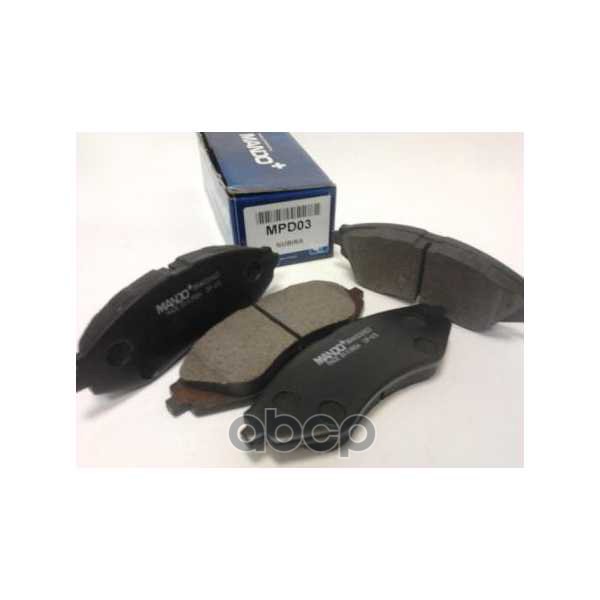 Колодки тормозные передние CHEVROLET LANOS/LACETTI/REZZO/DAEWOO NEXIA/NUBIRA/LEGANZA (TRW GDB3216) MPD03 Mando арт. MPD03