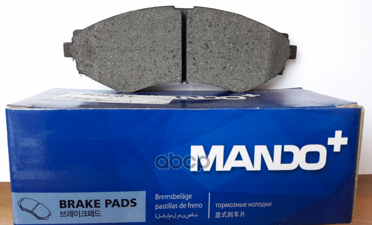 Колодки тормозные передние DAEWOO LANOS / NEXIA / NUBIRA 14 (TRW GDB3265) MPD15 Mando арт. MPD15