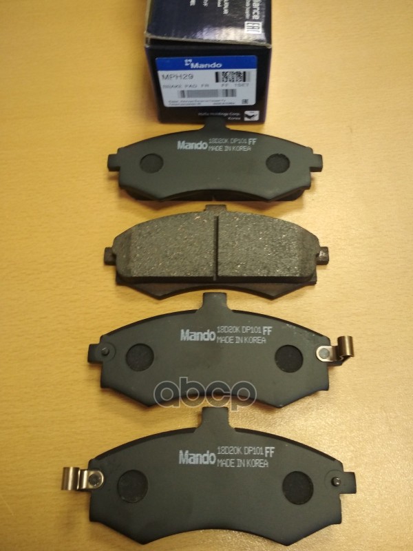 Колодки тормозные передние (HYUNDAI Elantra 1.6-2.0 (XD) 03-) (TRW GDB3378) MPH29 Mando арт. MPH29